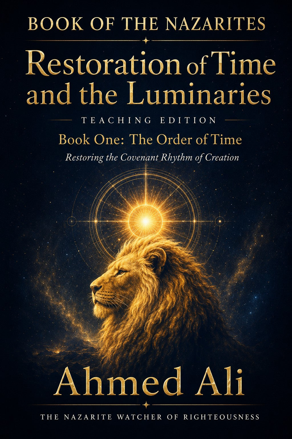 Book of the Nazarites Series — Book One: Restoration of Time and the Luminaries — Teaching Edition Audiobook MP3
