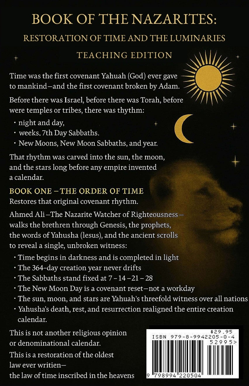 Book of the Nazarites Series — Book One: Restoration of Time and the Luminaries — Teaching Edition eBook