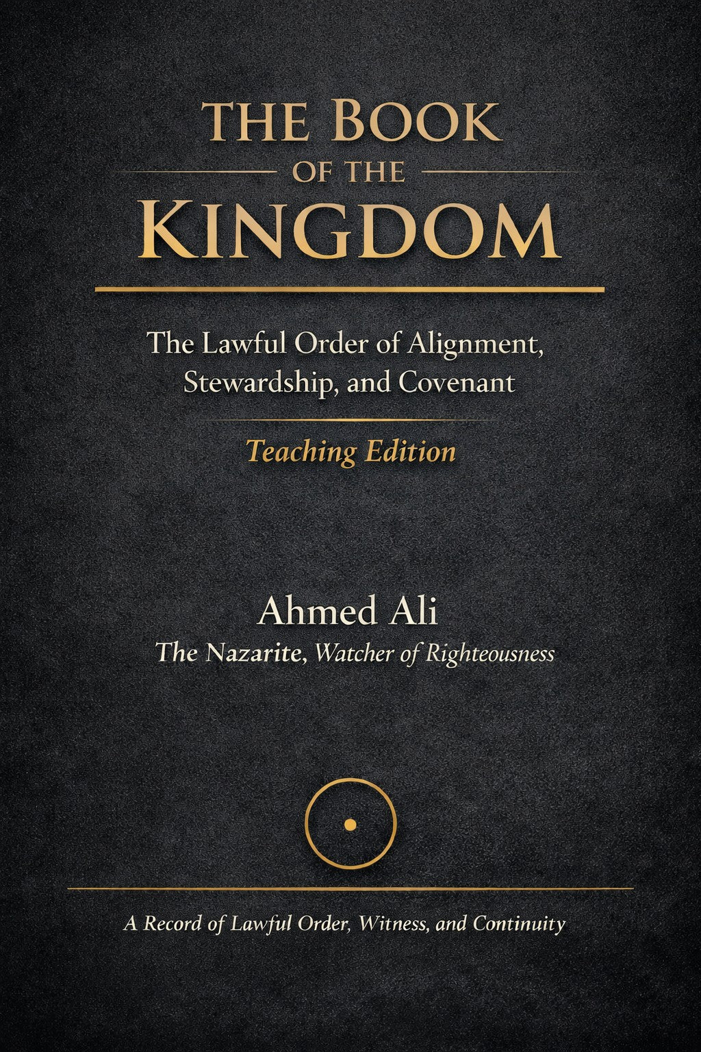 Book of the Nazarites Series — Book Four: The Book of the Kingdom — Teaching Edition Audiobook MP3