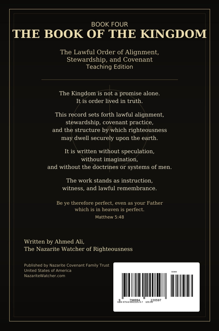 Book of the Nazarites Series — Book Four: The Book of the Kingdom — Teaching Edition Audiobook MP3